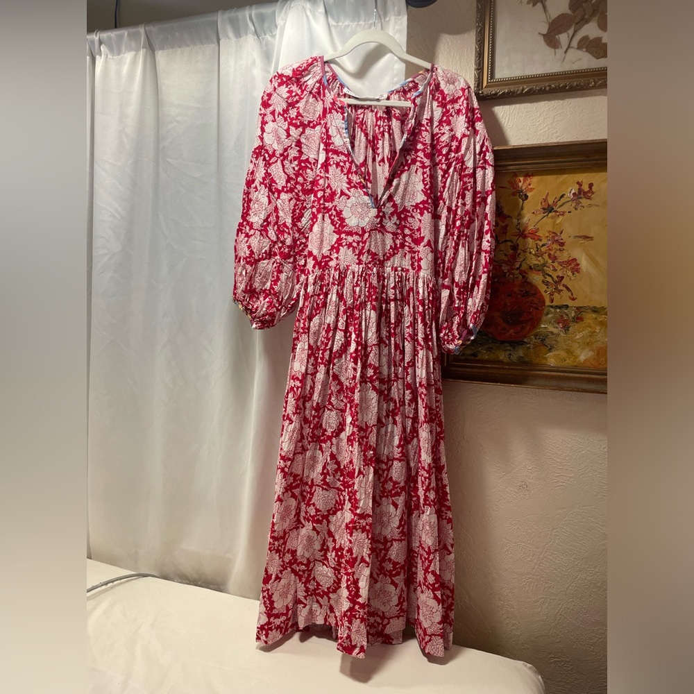 Pre Loved ALIX OF BOHEMIA TUESDAY RUBY DRESS - Picture 7 of 11
